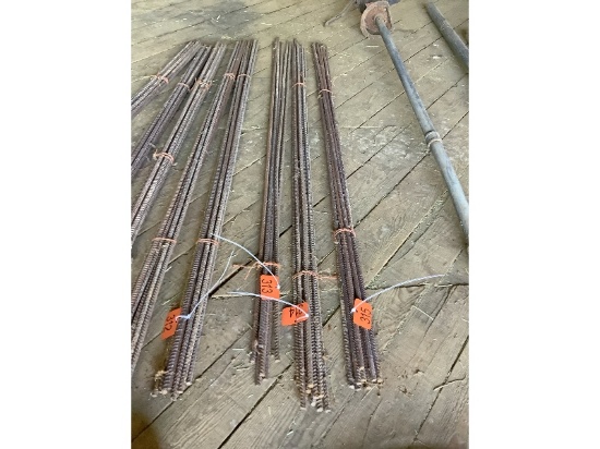 10 Pieces of Rebar 6' Long
