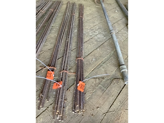 10 Pieces of Rebar 6' Long