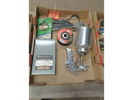 Grinding Discs, Paint Sprayer, Etc.