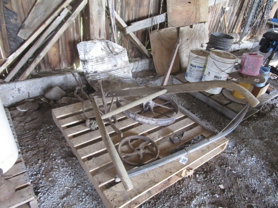Skid of Old Farm Implement PCS
