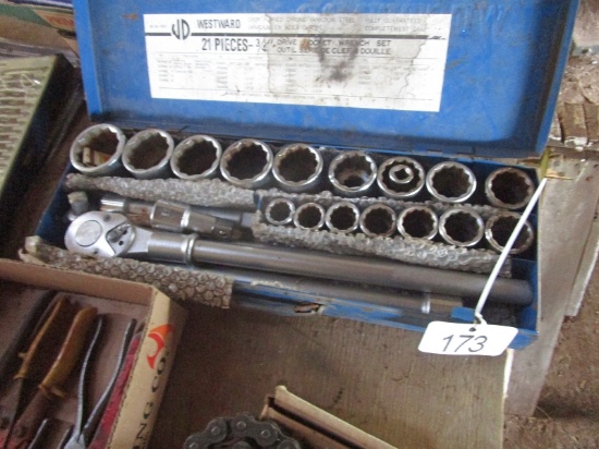 Westward 21 PC 3/4" Socket Set