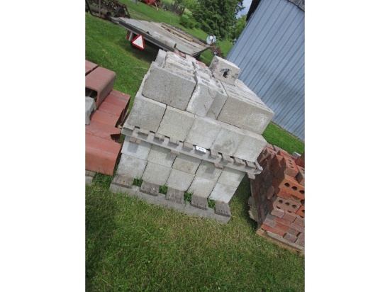 Skid of Cement Blocks