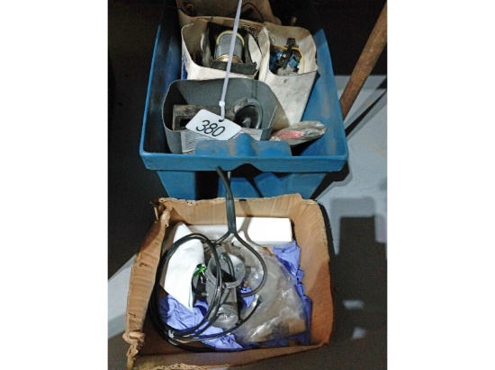 Tote of Assorted Parts