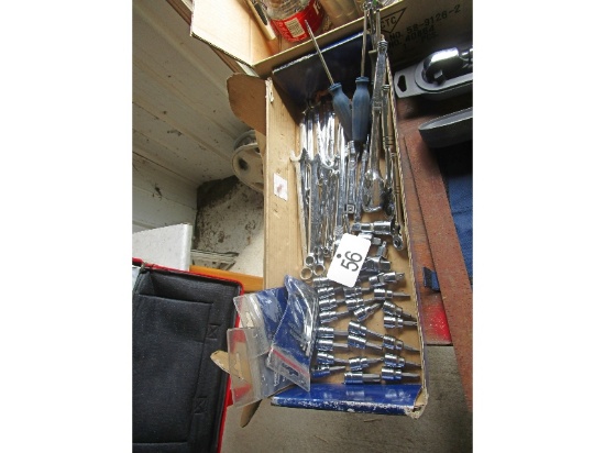 Box of Sockets & Wrenches