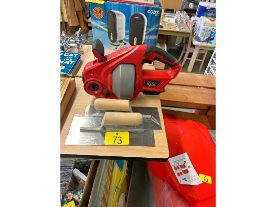 Cordless Drain Snake No Battery Plus 2 Trowels