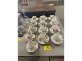 13 Cups & Saucers