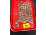 Tray of Canadian 50 Cent Pcs