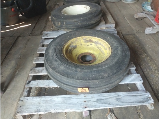 7.50 - 16 Tire on 6 Bolt Rim
