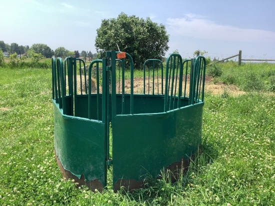 Tombstone Round Bale Feeder