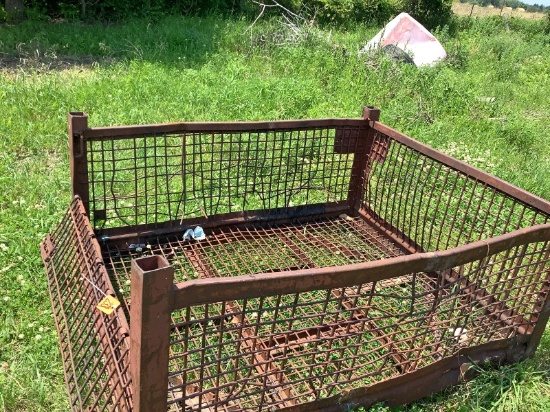 Steel Scrap Bin