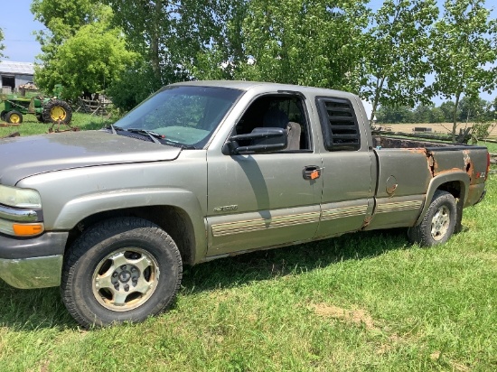 2002 Chevrolet 1500 Truck Running - As Is - Has Ownership