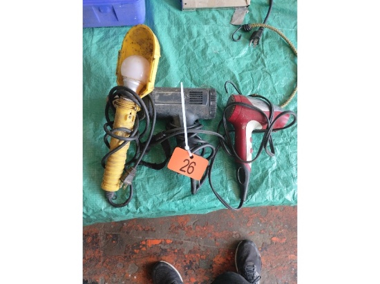 Heat Gun, Hair Dryer & Trouble Light