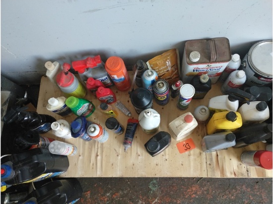 Skid of Assorted Automotive Fluids, Etc.