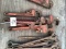 6 Pipe Wrenches - Mostly Ridgid