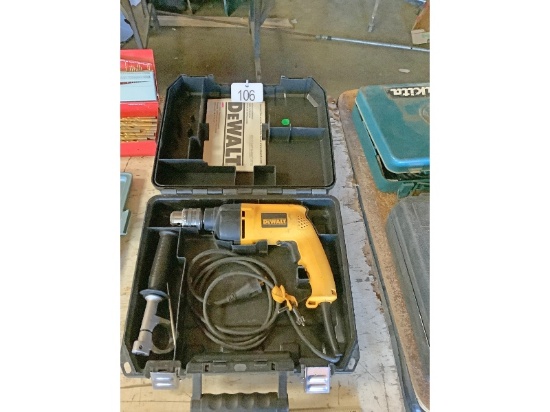 Dewalt Drill, Bits, Etc.