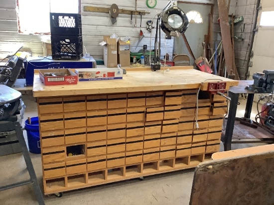 Wood Top Work Bench