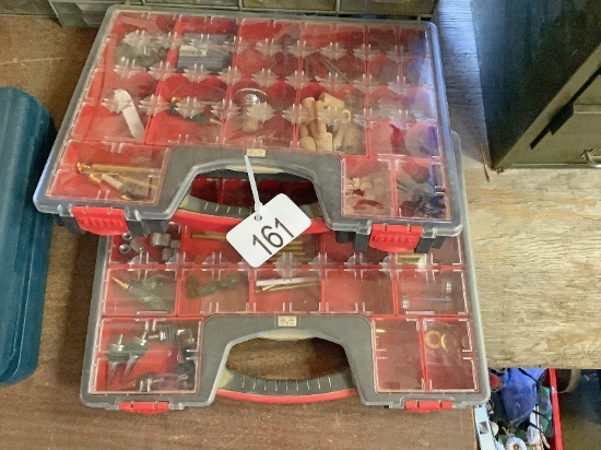 2 Storage Bins & Contents