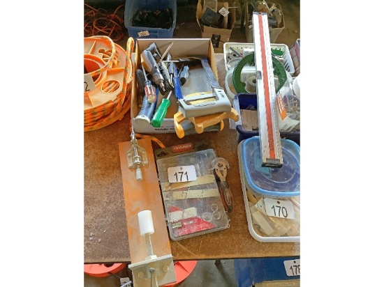 Saws, Screwdrivers, Ratchet Set, Etc.