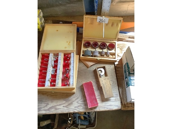 Router Bits, Wood Chisels, Etc.