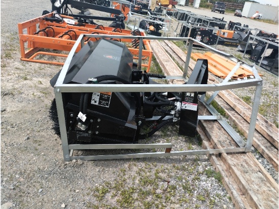 New Wolverine 72" Skid Steer Hydraulic Sweeper