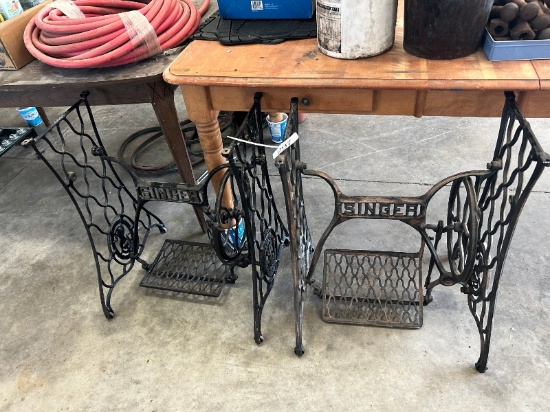 2 Singer Sewing Machine Frames