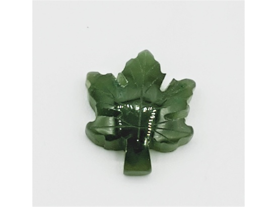 Natural Canadian Jade Maple Leaf