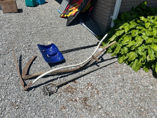 2 Scythes, Shovel & Scuffler