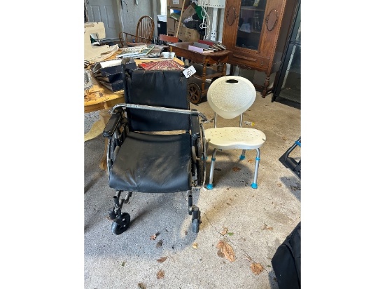 Wheel Chair, Grab Bar & Shower Chair