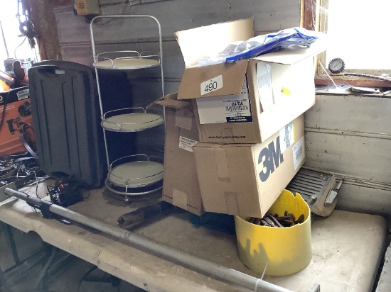 Table Lot of Assorted Items