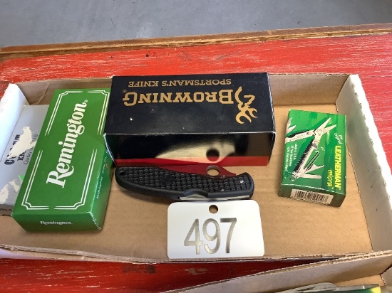New Browning, Remington & Leatherman Knives