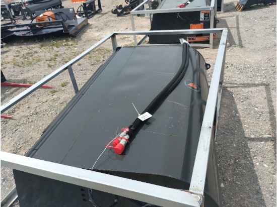 New Wolverine 72" Skid Steer Hydraulic Enclosed Sweeper