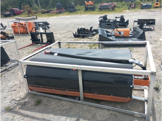 New Wolverine 72" Skid Steer Hydraulic Enclosed Sweeper