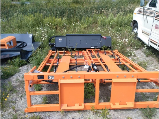 New Land Honor Skid Steer Hay Accumulator Grapple
