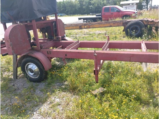 Clarke 24' Sawmill With Electric Start Magnum Kohler Engine - Runs Well