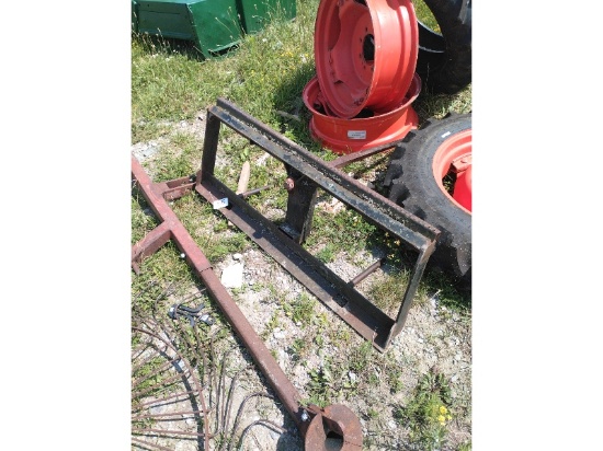 Skid Steer Round Bale Fork