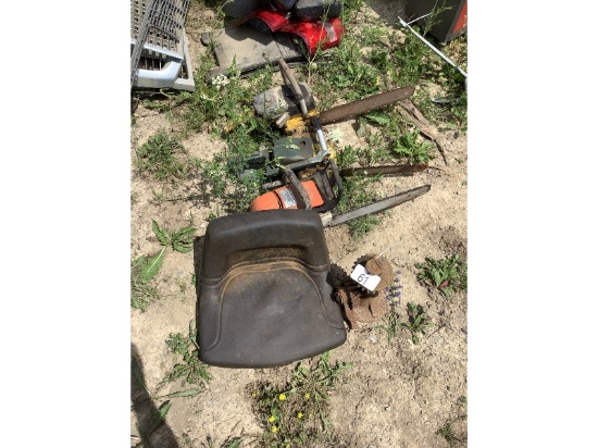 Screw Jack, Chainsaws & Seat