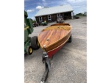 1957  15' Lakefield Mohawk Deluxe Boat with Motor & Trailer - No Ownership