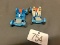 2 Dinky Toys Die Cast Jeeps - As Viewed