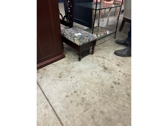 Needlepoint Foot Stool
