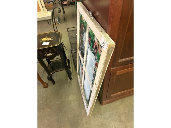 Painted Window Frame