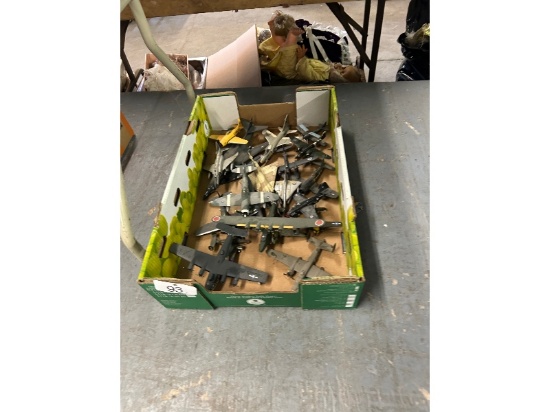 Box of Die Cast Airplanes - As Viewed