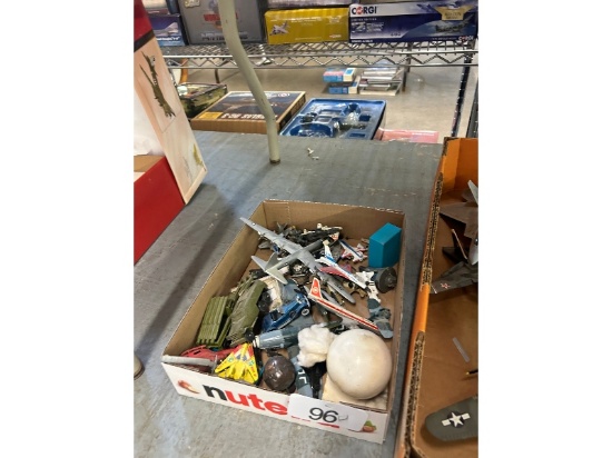 Box of Die Cast Airplanes - As Viewed