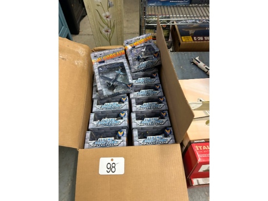 Box of NIB Fighting Champions Die Cast Planes