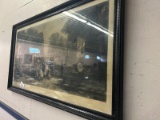 Framed Antique Print