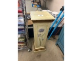 Floral Painted Pedestal