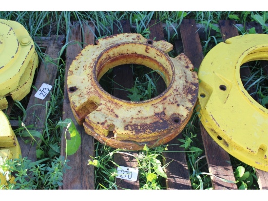 2 John Deere Wheel Weights