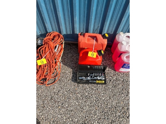 Gas Cans & Socket Set