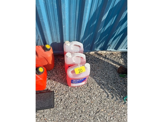 3 Jugs of Washer Fluid