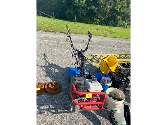 BCS Rototiller Honda Engine - Pulls Over