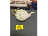 Black Mark Belleek Tea Pot